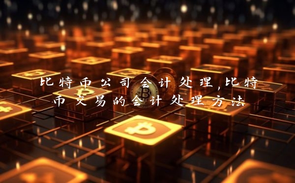 比特币公司会计处理,比特币交易的会计处理方法_https://www.jubaopay.com_币圈资讯_第1张